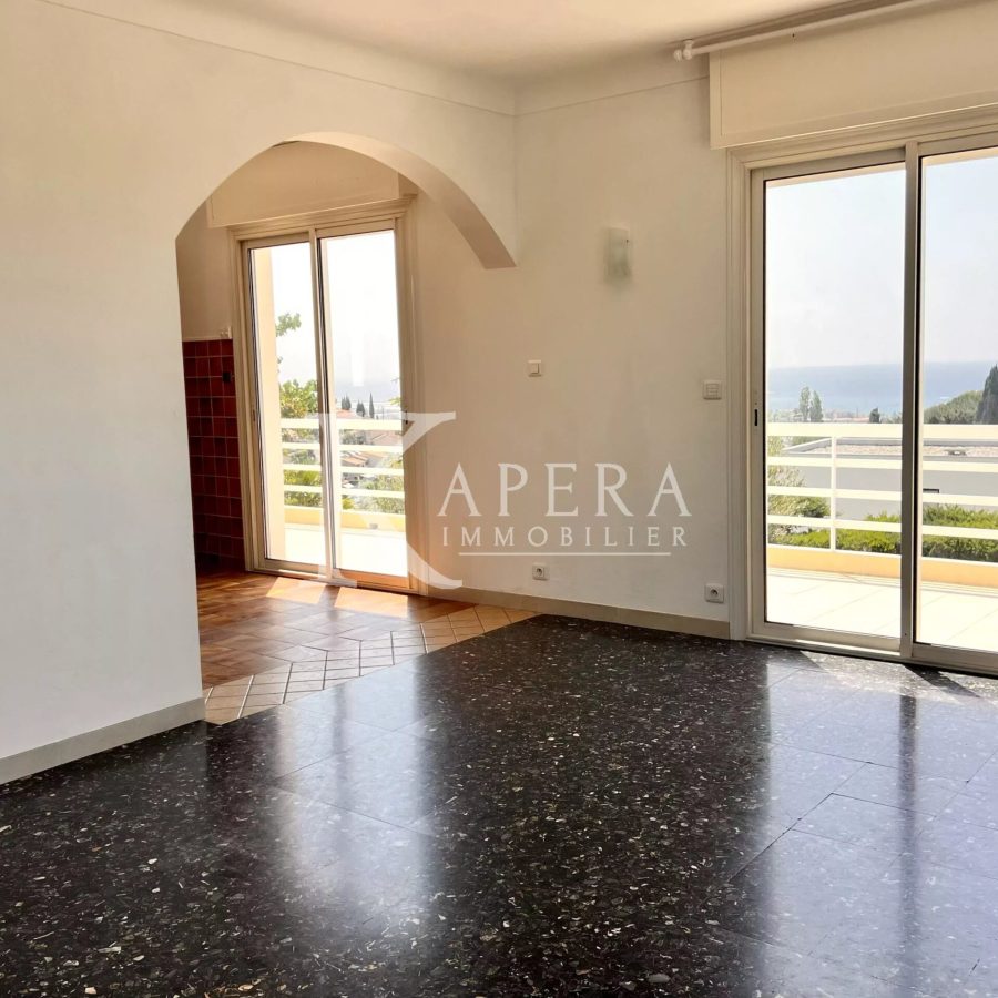 VENTE MAISON 10P 205M2 - CAGNES SUR MER / GROS BUAUX - VUE MER - TERRAIN 5376M2