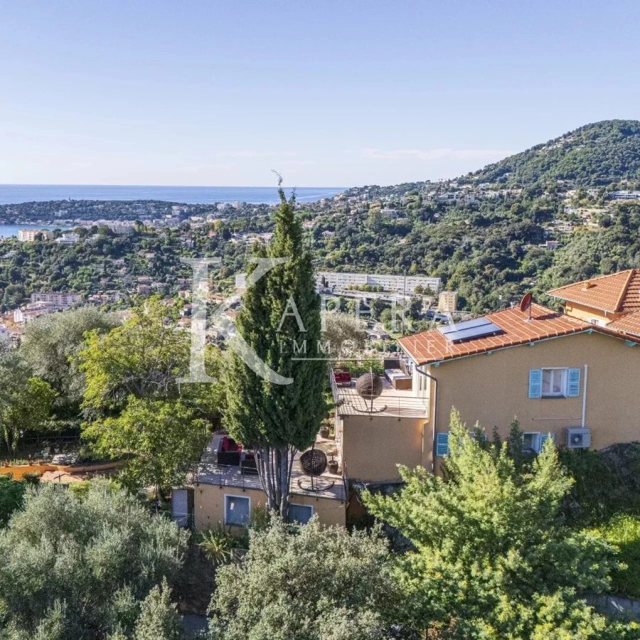 VENTE VILLA 7P 335M² - MENTON - VUE PANORAMIQUE MER ET MONTAGNES