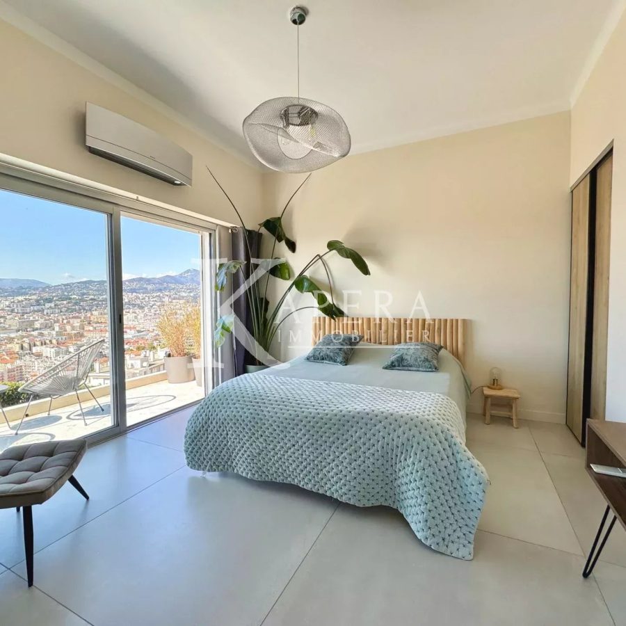 VENTE 4P 84M² - NICE MONT BORON - TERRASSES VUE PANORAMIQUE