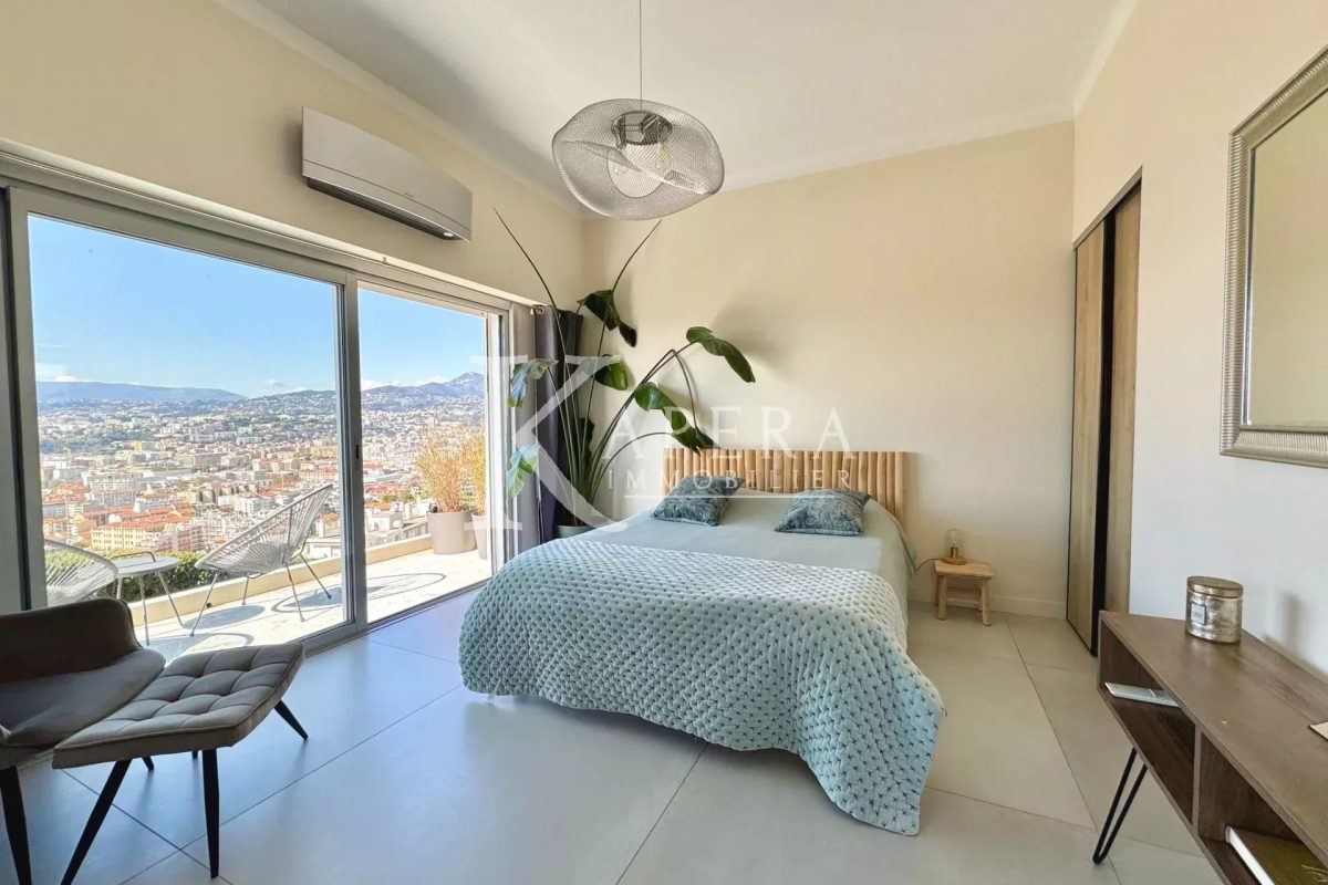 VENTE 4P 84M² - NICE MONT BORON - TERRASSES VUE PANORAMIQUE