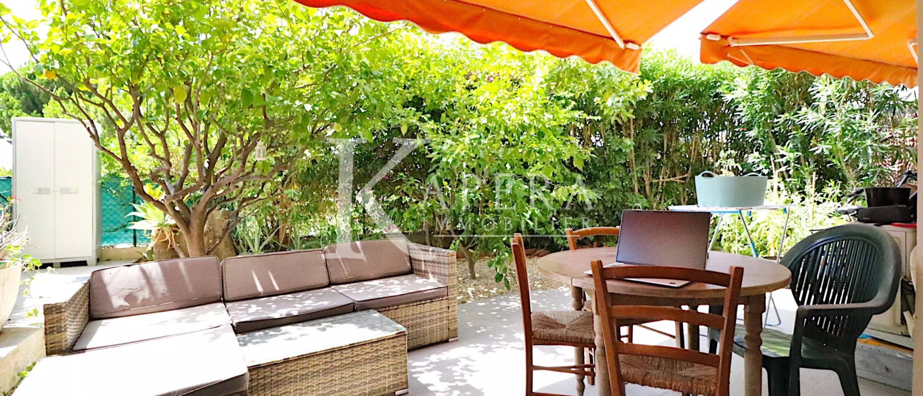 VENTE 2P 45M2 - SAINT LAURENT DU VAR CENTRE - REZ DE JARDIN