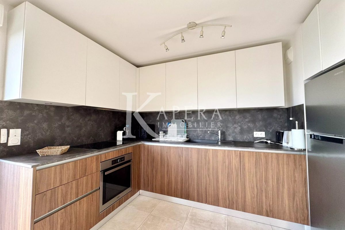 LOCATION MEUBLÉE 6 MOIS - NICE OUEST - 3P 58M² AVEC TERRASSES ET GARAGE