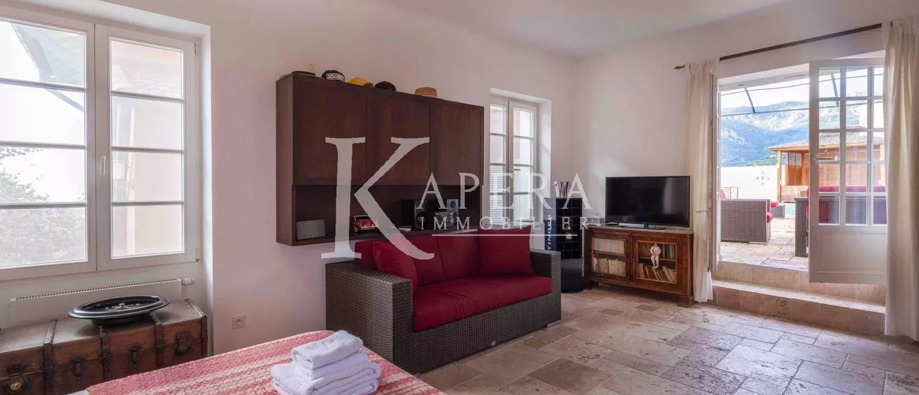 VENTE VILLA 7P 335M² - MENTON - VUE PANORAMIQUE MER ET MONTAGNES