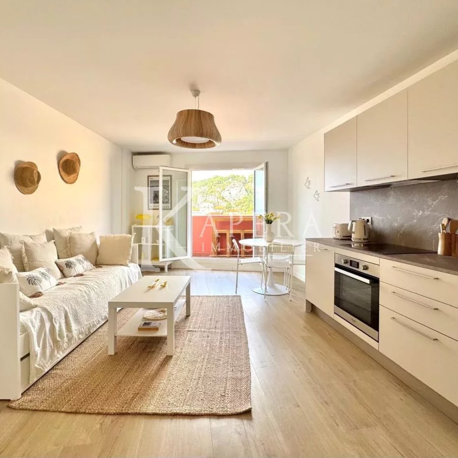 LOCATION MEUBLÉE 10 MOIS – NICE LE PORT – 2P 48M² AVEC TERRASSE ET VUE MER PANORAMIQUE