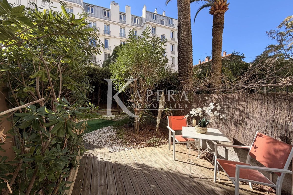 VENTE 2P 43M2 - NICE CIMIEZ - JARDIN PRIVATIF