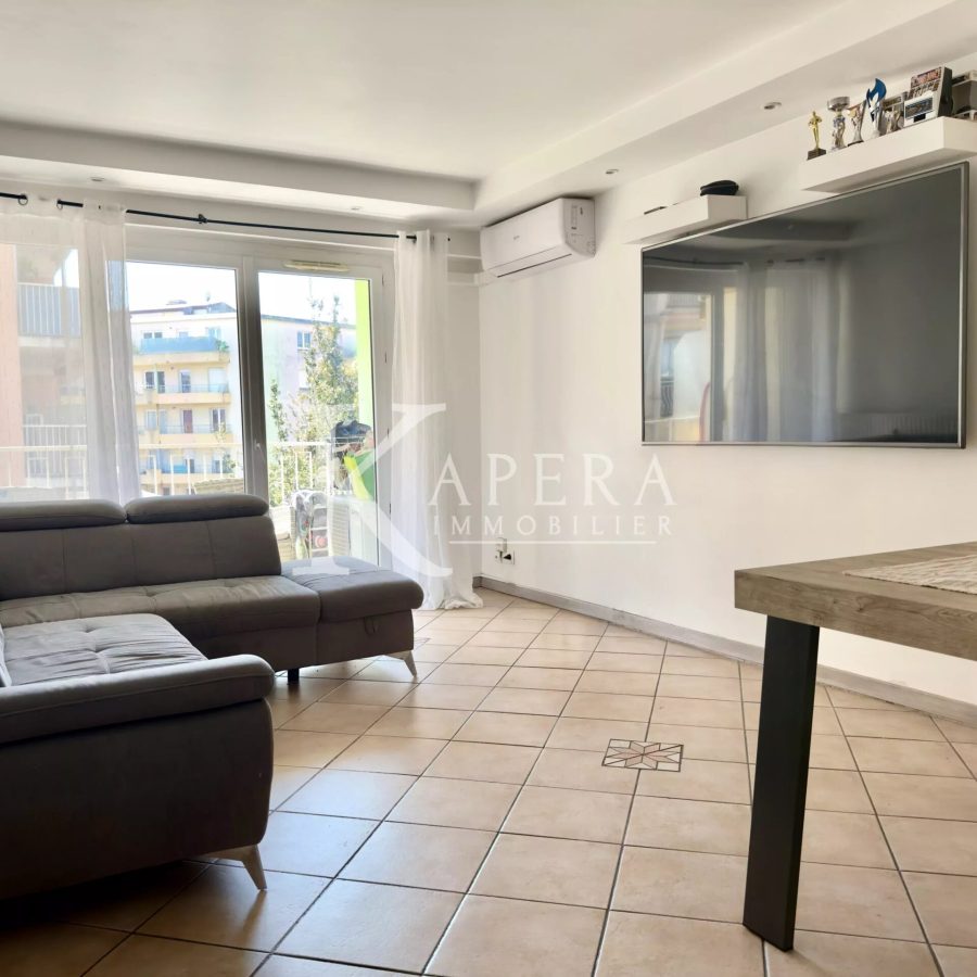 VENTE 3P 69M2 - CAGNES SUR MER - TRAVERSANT - LUMINEUX