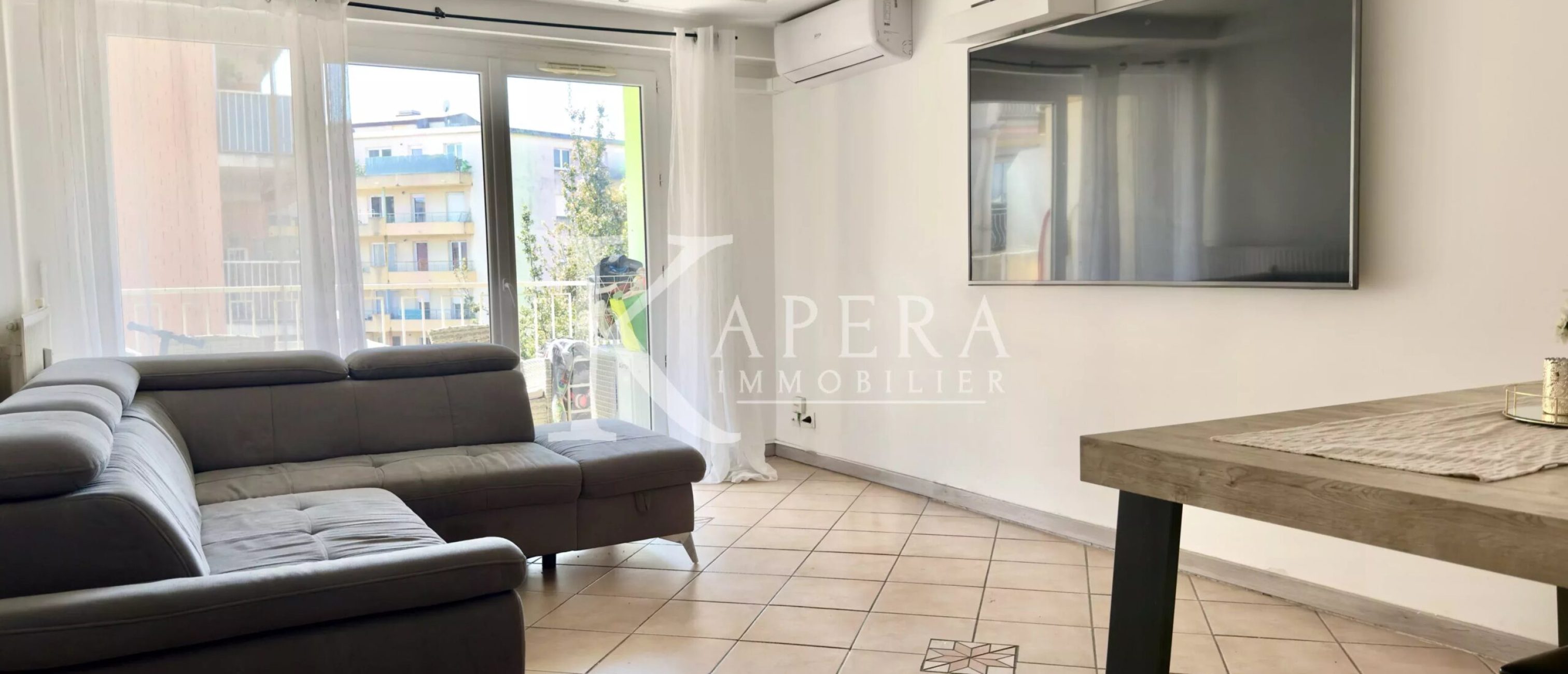 VENTE 3P 69M2 - CAGNES SUR MER - TRAVERSANT - LUMINEUX