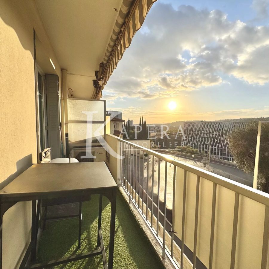 VENTE 3P 58M2 NICE ST MARGUERITE - BALCONS - GARAGE - CAVE