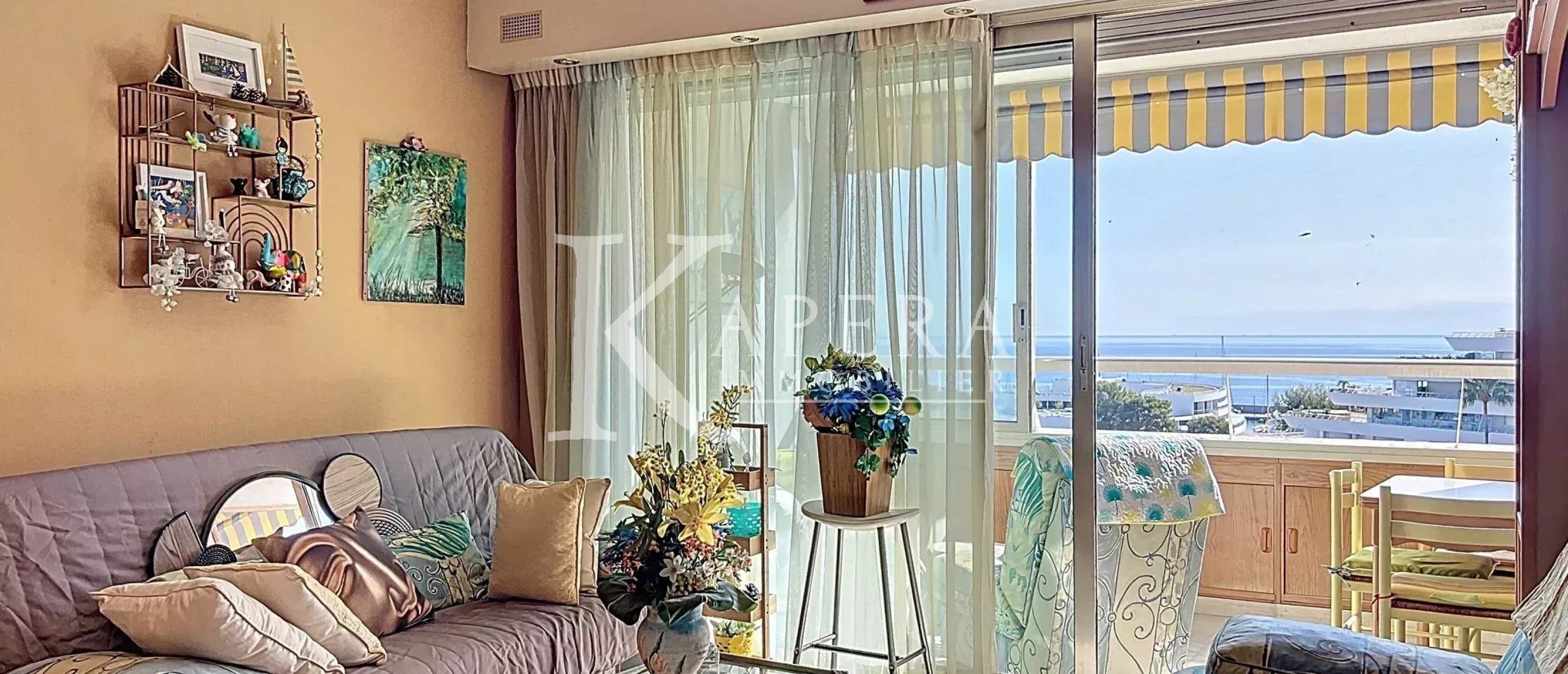 VENTE STUDIO 26M2 - MARINA BAIE DES ANGES - LOGGIA