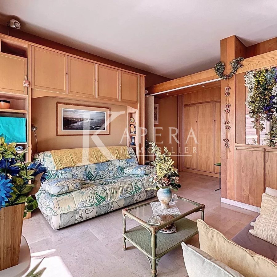 VENTE STUDIO 26M2 - MARINA BAIE DES ANGES - LOGGIA