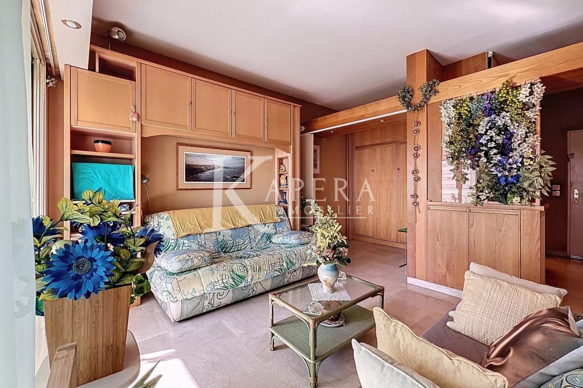 VENTE STUDIO 26M2 - MARINA BAIE DES ANGES - LOGGIA