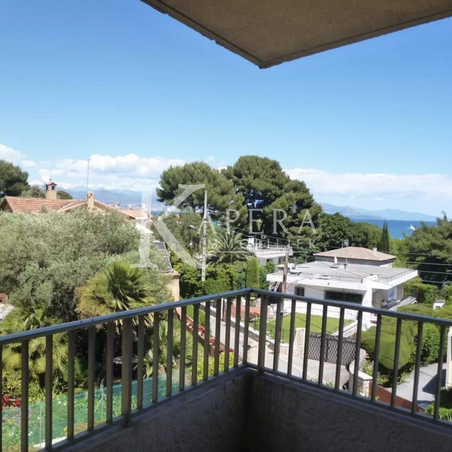 LOCATION 4P 98m2 -ANTIBES ROSTAGNE- VUE MER-GARAGE