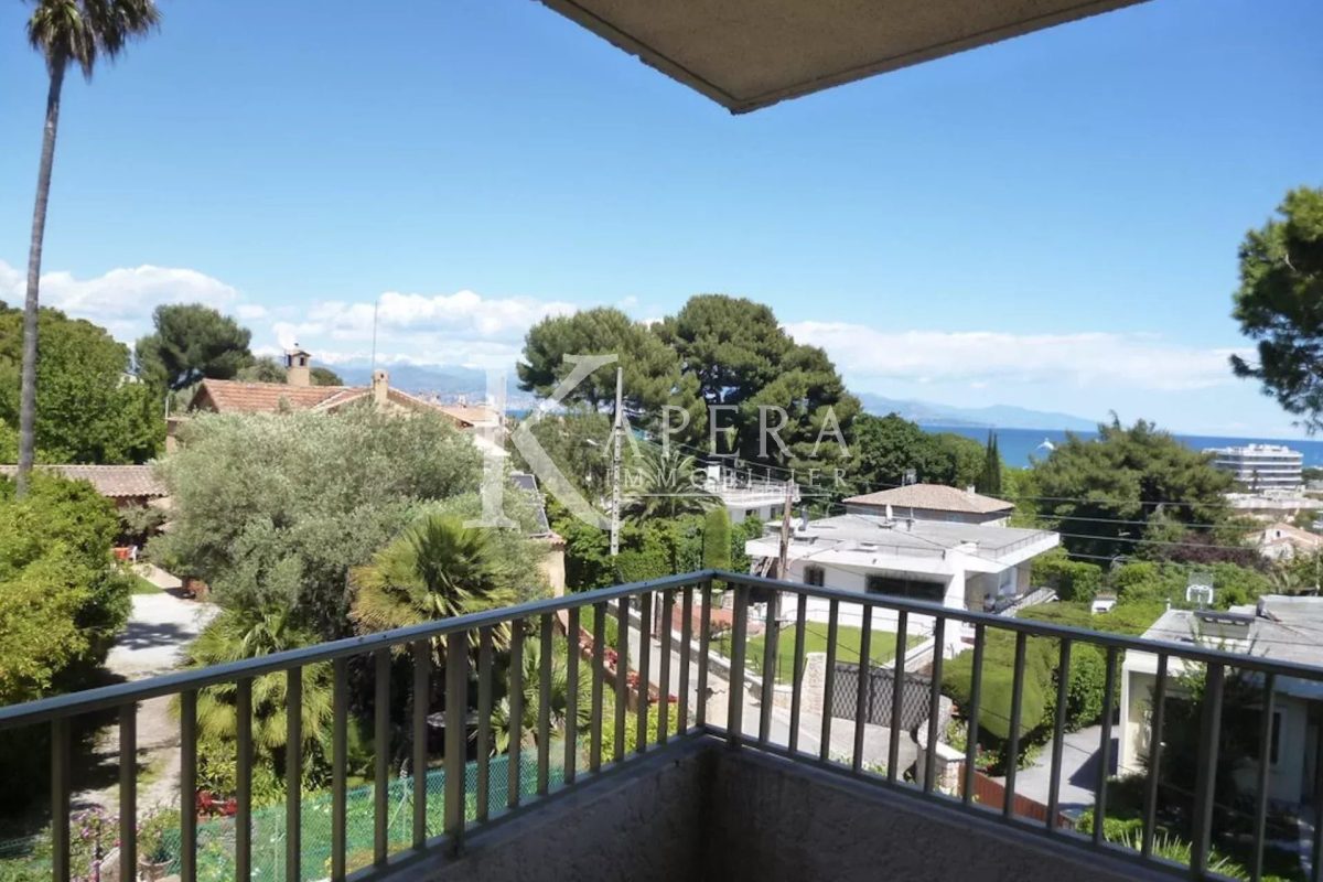 LOCATION 4P 98m2 -ANTIBES ROSTAGNE- VUE MER-GARAGE
