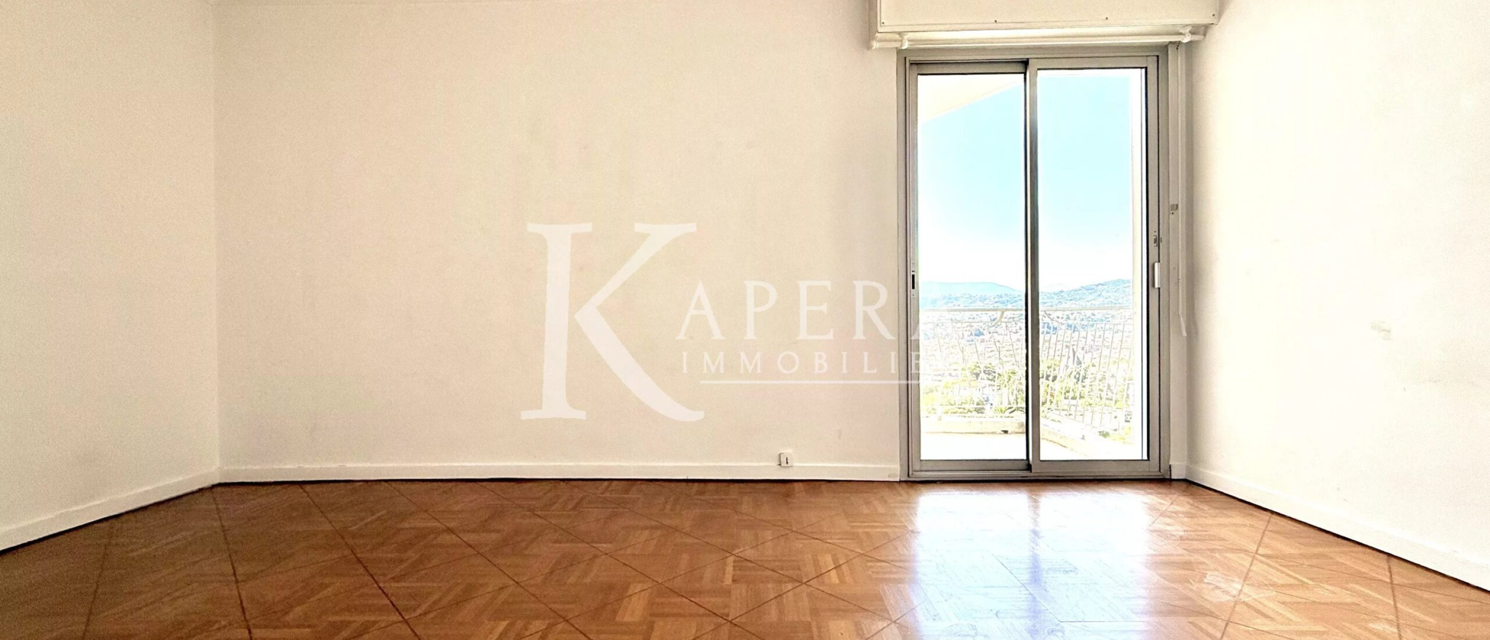 VENTE 3P - NICE MONT BORON- VUE MER - GARAGE - CAVE