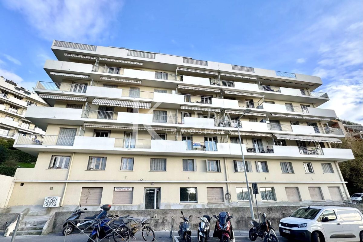 VENTE 3P 58M2 NICE ST MARGUERITE - BALCONS - GARAGE - CAVE