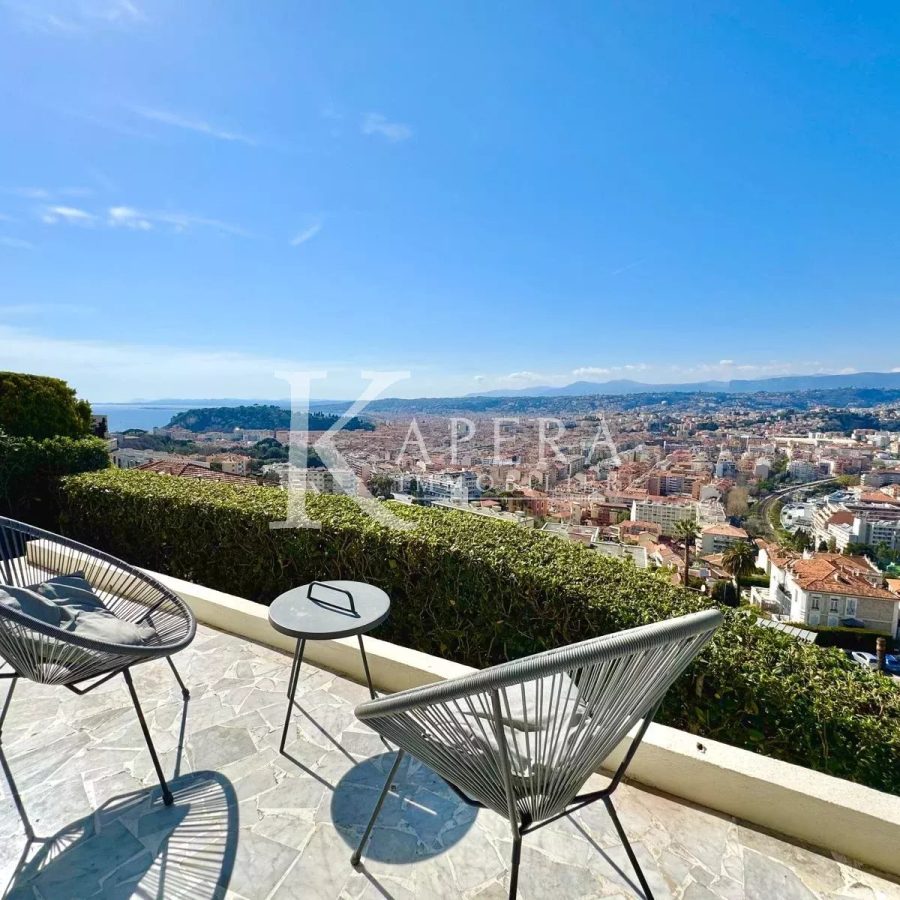 VENTE 4P 84M² - NICE MONT BORON - TERRASSES VUE PANORAMIQUE