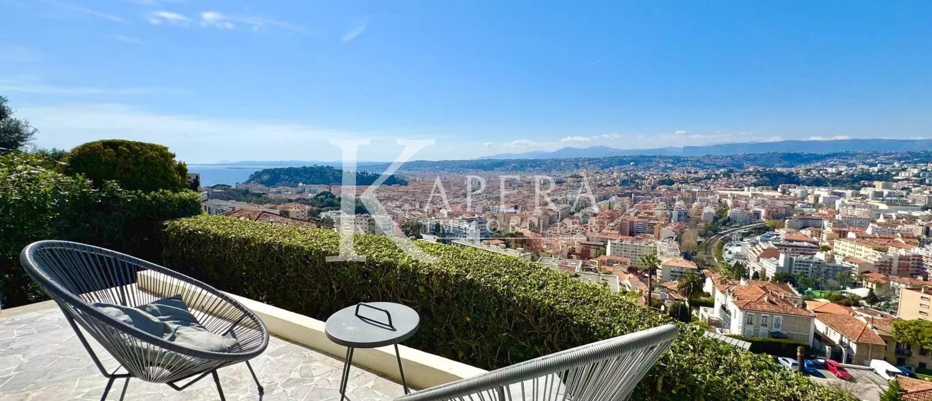 VENTE 4P 84M² - NICE MONT BORON - TERRASSES VUE PANORAMIQUE