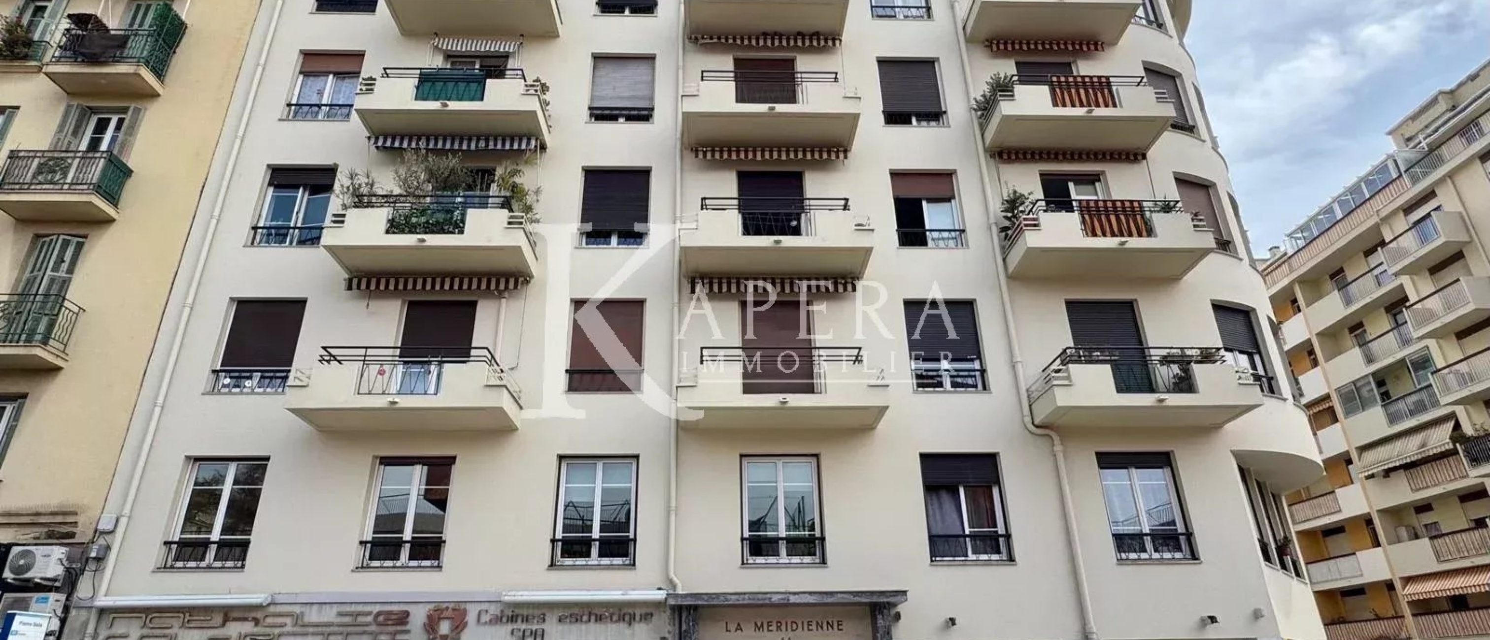 LOCATION MEUBLEE 3P TRAVERSANT 57M² - NICE RIQUIER - BALCON - CAVE