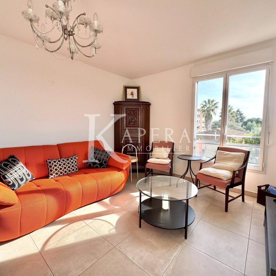 LOCATION MEUBLÉE 6 MOIS - NICE OUEST - 3P 58M² AVEC TERRASSES ET GARAGE