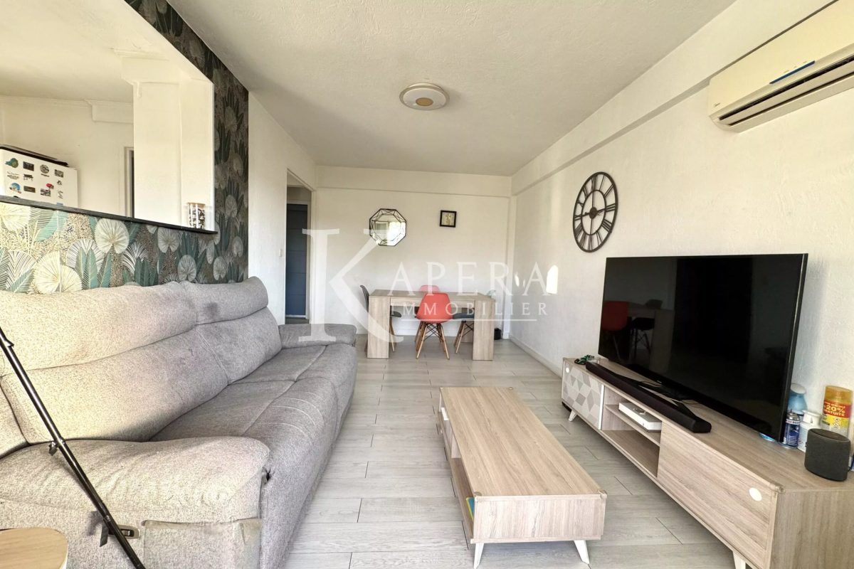 VENTE 58M2 NICE ST MARGUERITE - BALCONS - GARAGE - CAVE