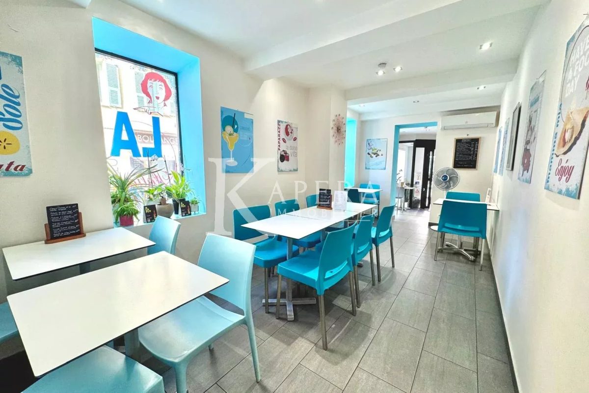 VENTE FONDS DE COMMERCE – NICE REPUBLIQUE - SALON DE THE/RESTAURANT