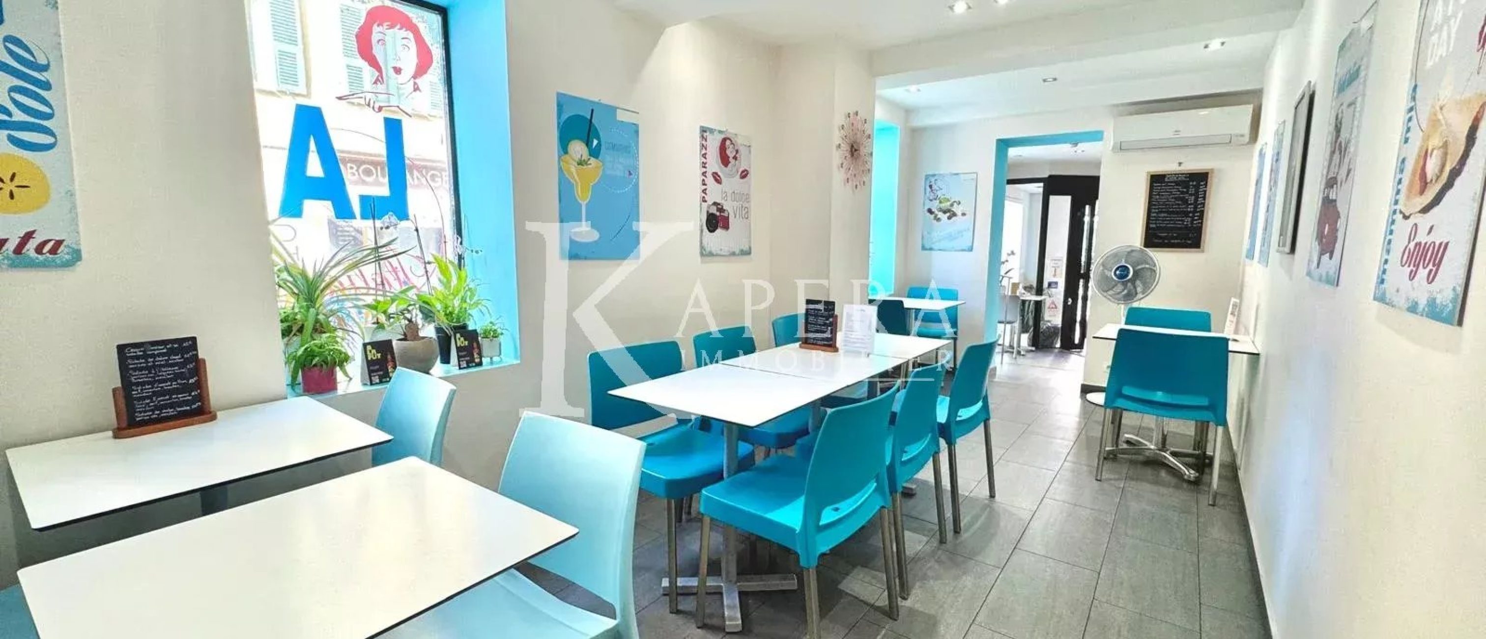 VENTE FONDS DE COMMERCE – NICE REPUBLIQUE - SALON DE THE/RESTAURANT