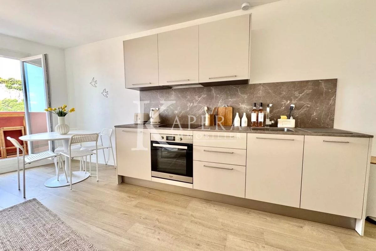 LOCATION MEUBLÉE 10 MOIS – NICE LE PORT – 2P 48M² AVEC TERRASSE ET VUE MER PANORAMIQUE