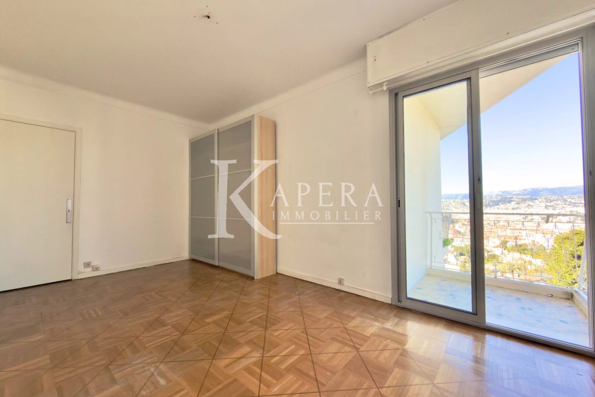 VENTE 3P - NICE MONT BORON- VUE MER - GARAGE - CAVE