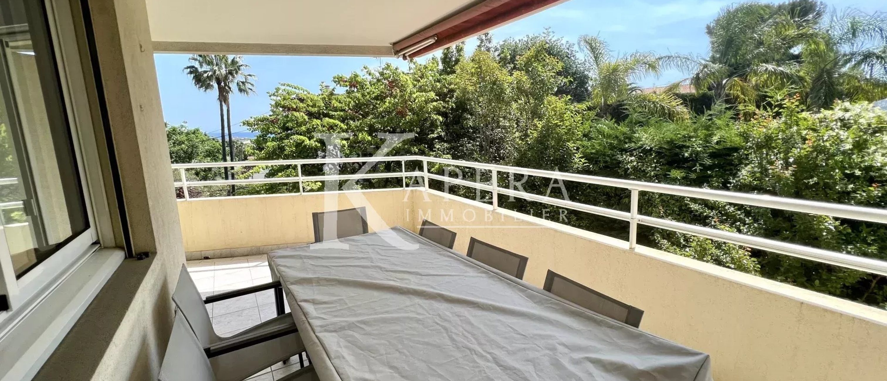 LOCATION VIDE 3 PIECES 75m2 - ANTIBES ILETTE - VUE MER-GARAGE