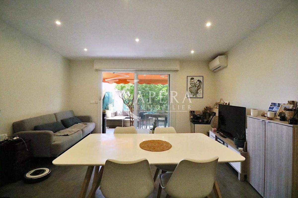 VENTE 2P 45M2 - SAINT LAURENT DU VAR CENTRE - REZ DE JARDIN