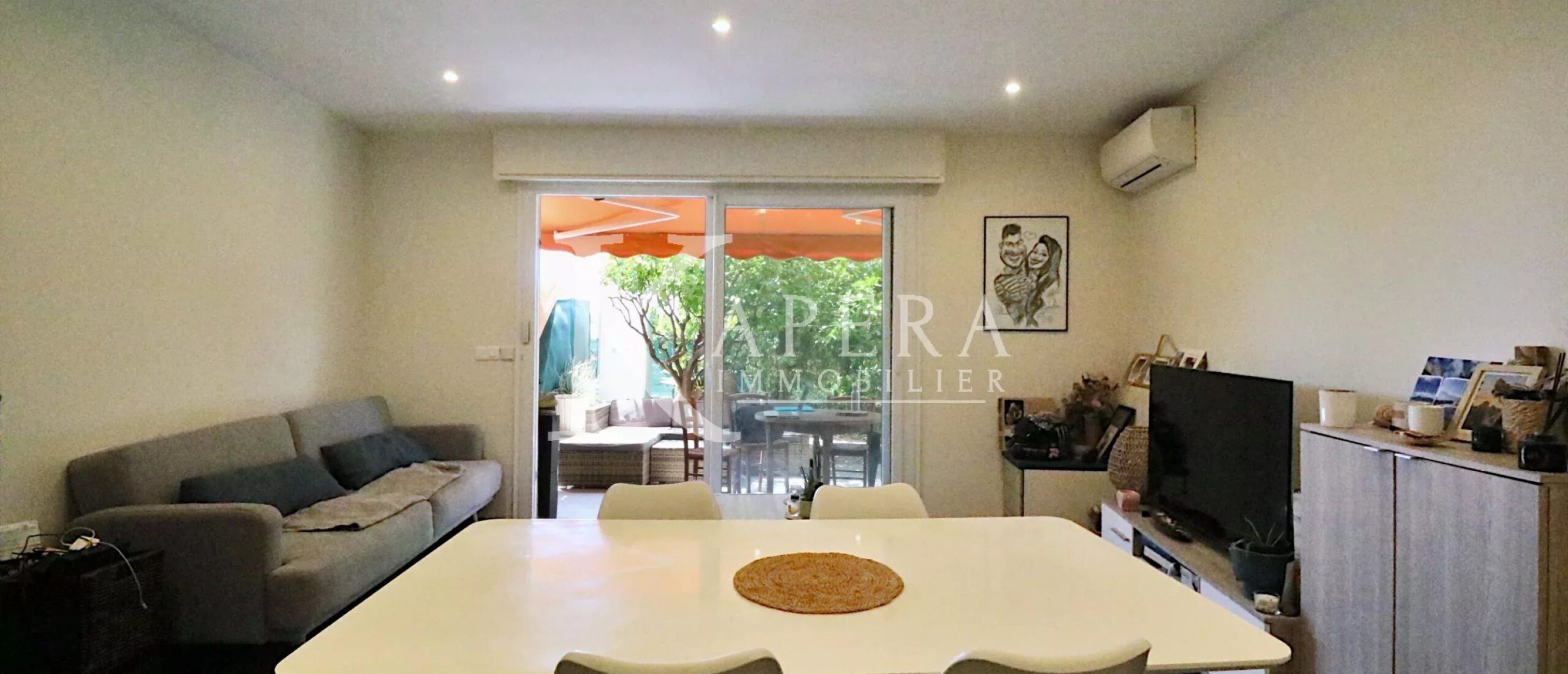 VENTE 2P 45M2 - SAINT LAURENT DU VAR CENTRE - REZ DE JARDIN