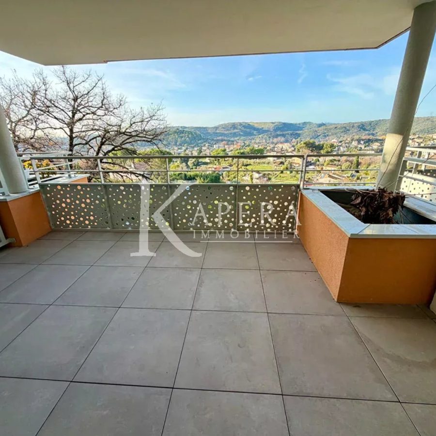 VENTE 2P 42,76M2 - CAGNES SUR MER/L'HUBAC - DOUBLE GARAGE - TERRASSE