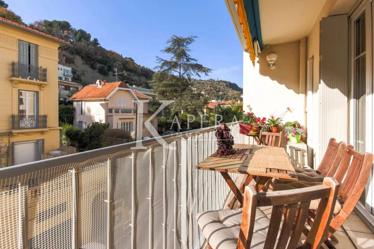 VENTE 2P 39m² - NICE NORD - BALCONS - TRAVERSANT