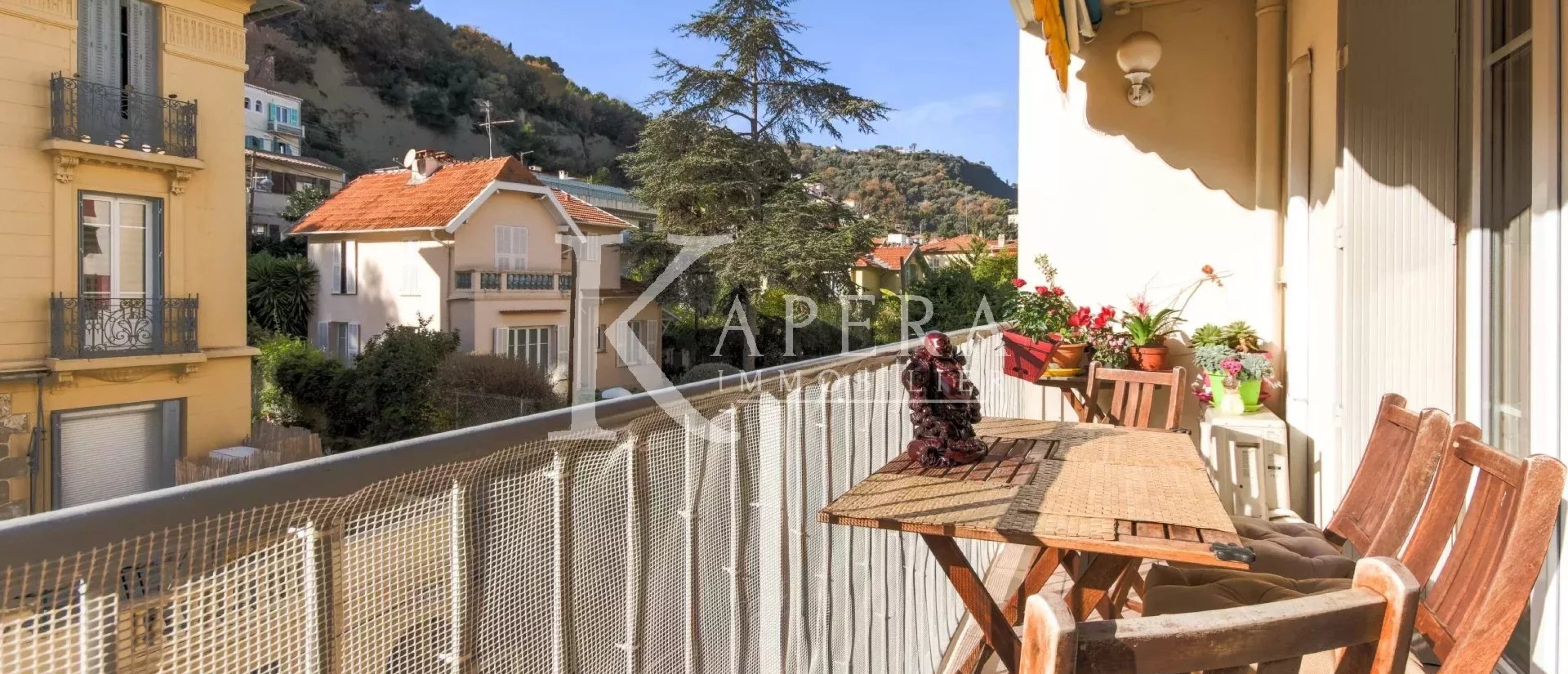 VENTE 2P 39m² - NICE NORD - BALCONS - TRAVERSANT
