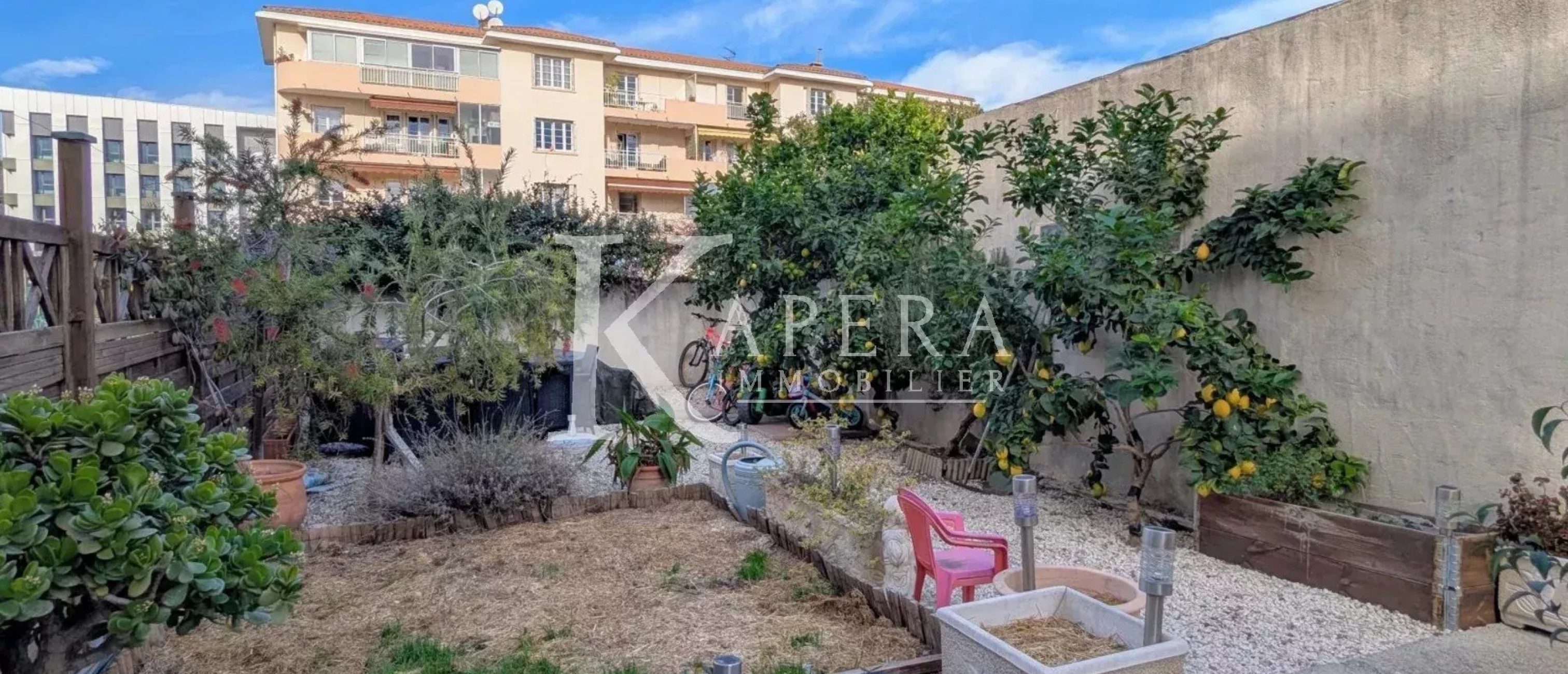 VENTE 5P 180M2 - ST LAURENT DU VAR/GARE - REZ DE JARDIN