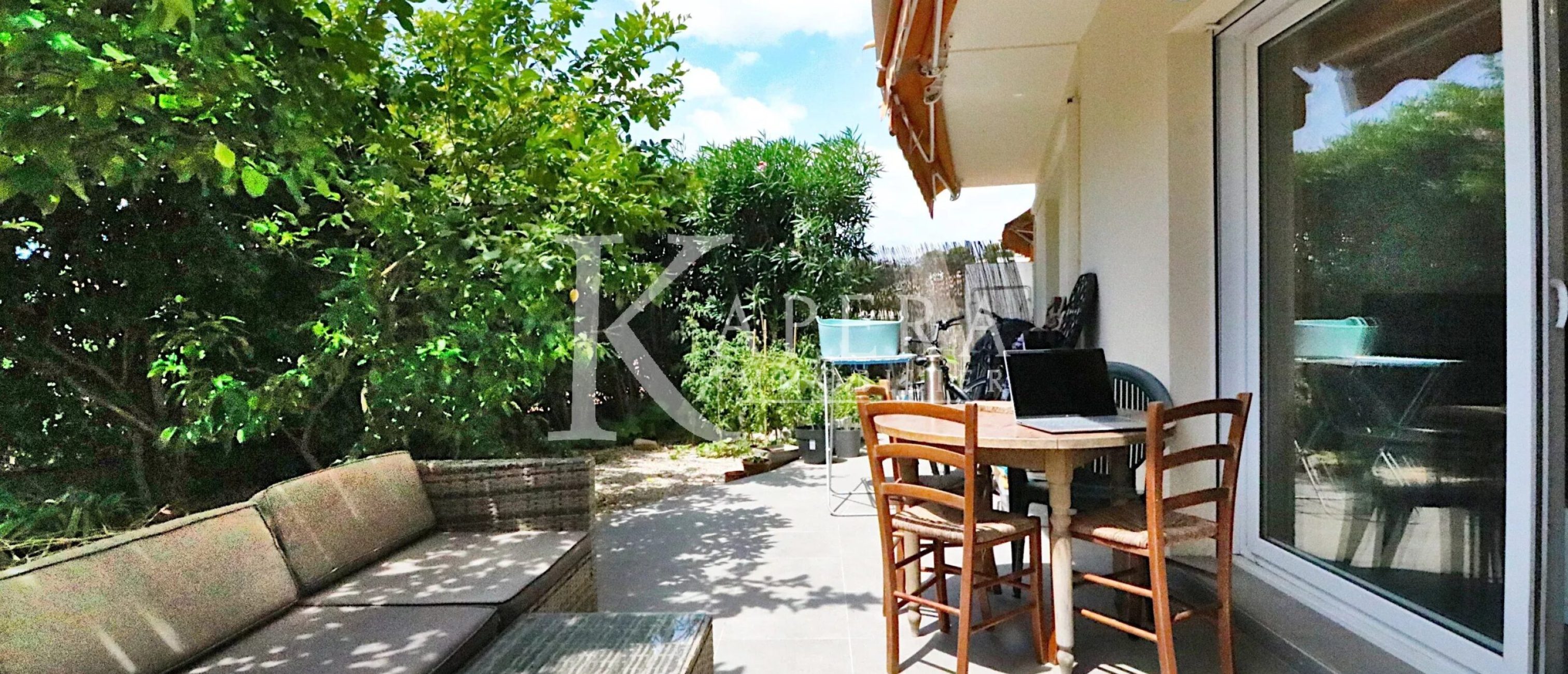 VENTE 2P 45M2 - SAINT LAURENT DU VAR CENTRE - REZ DE JARDIN