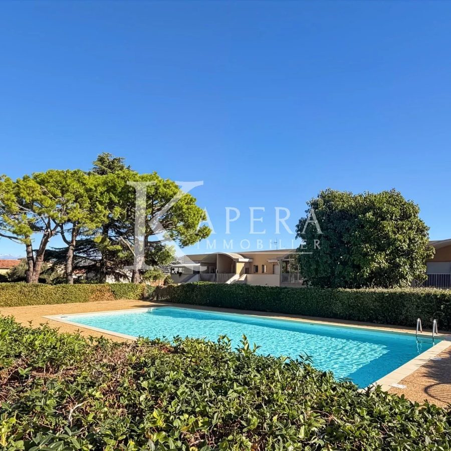 VENTE STUDIO 30M2 - SAINT LAURENT DU VAR / CORNICHE FAHNESTOCK - PISCINE