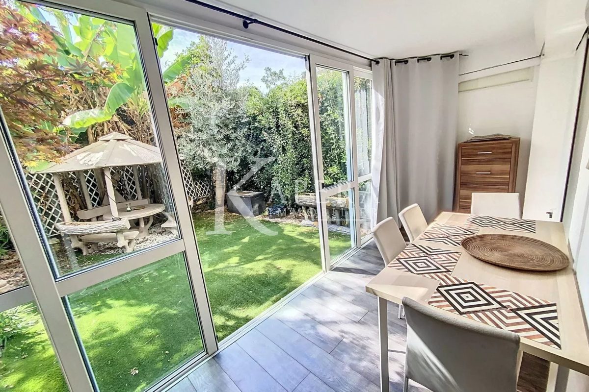 VENTE 2P 37M2 - SAINT LAURENT DU VAR/LES VESPINS - JARDIN ET VERANDA
