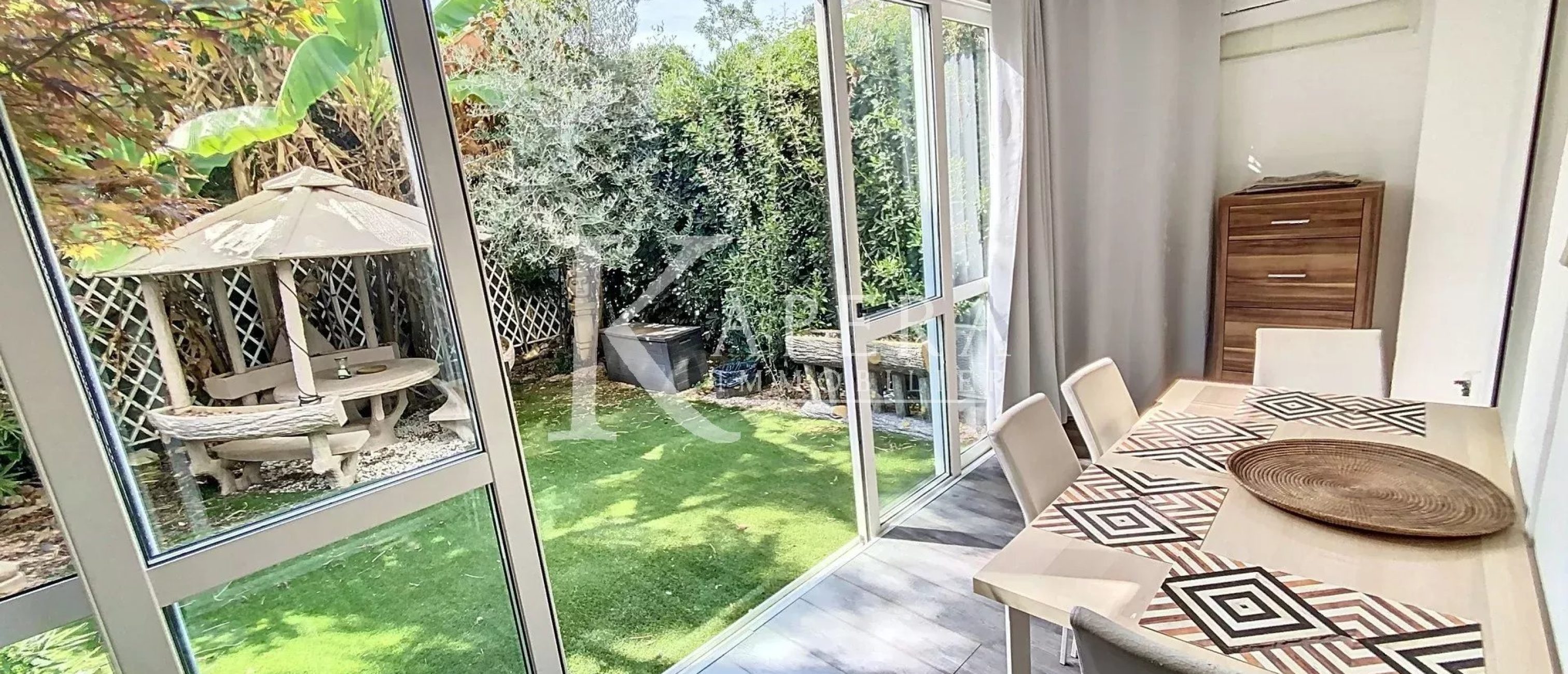 VENTE 2P 37M2 - SAINT LAURENT DU VAR/LES VESPINS - JARDIN ET VERANDA