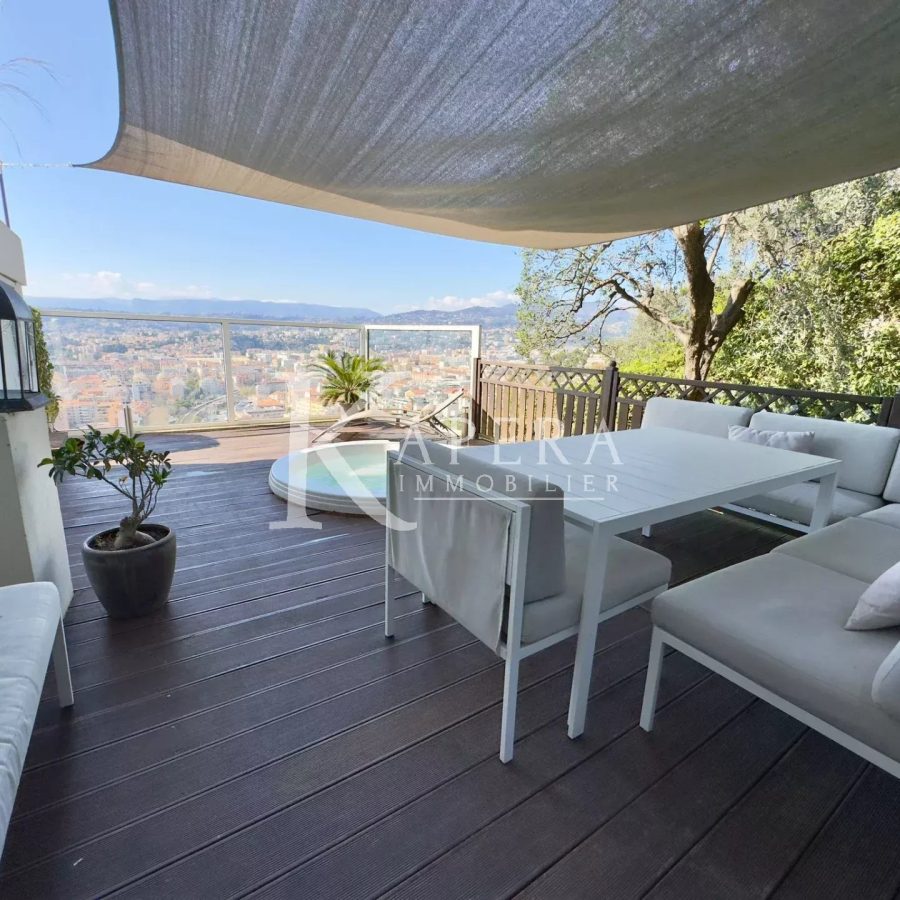 VENTE 4P 84M² - NICE MONT BORON - TERRASSES VUE PANORAMIQUE