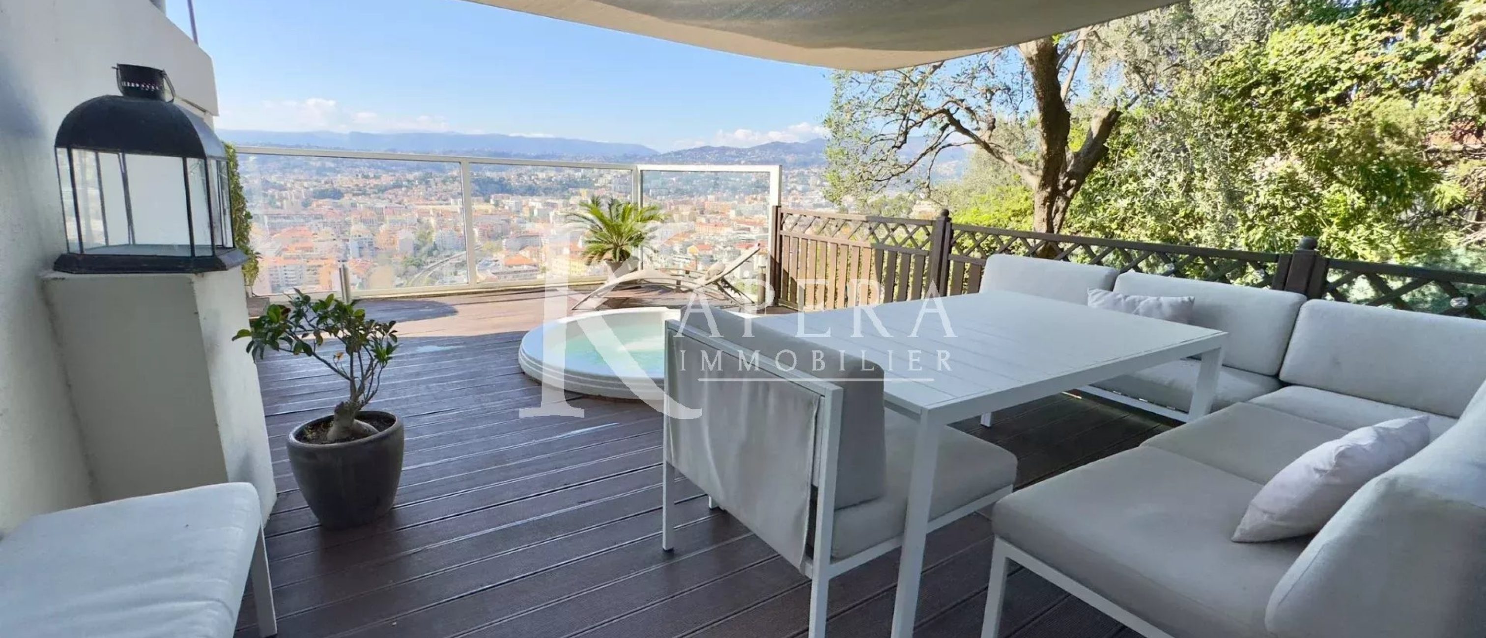 VENTE 4P 84M² - NICE MONT BORON - TERRASSES VUE PANORAMIQUE