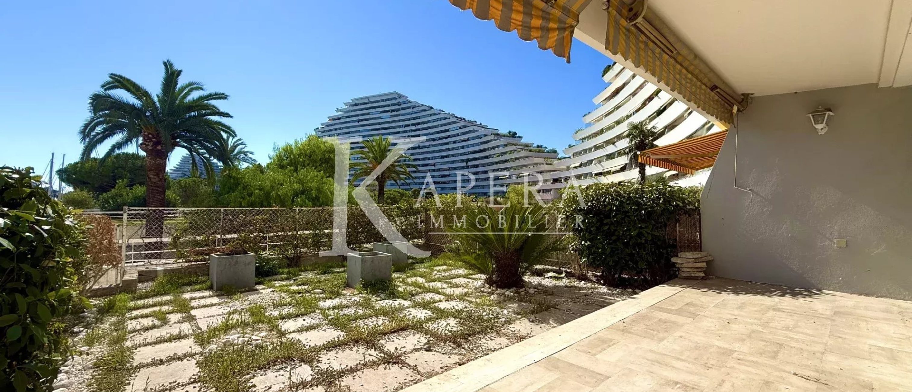 VENTE 3P 62M² - MARINA BAIE DES ANGES - JARDIN - TERRASSE
