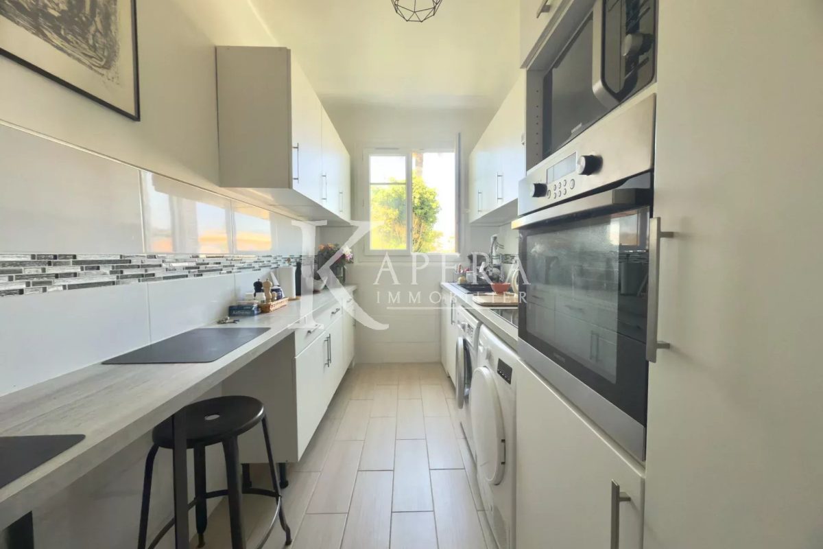 VENTE 2P 56,25M² - NICE BAS CIMIEZ - VUE DEGAGEE