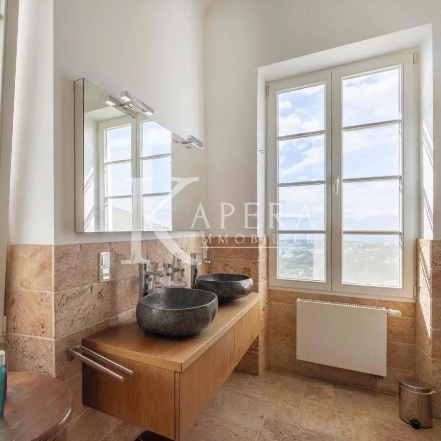 VENTE VILLA 7P 335M² - MENTON - VUE PANORAMIQUE MER ET MONTAGNES