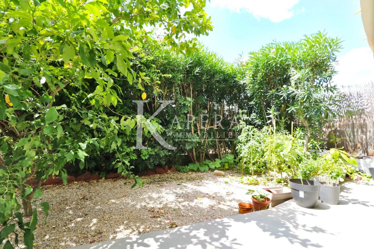 VENTE 2P 45M2 - SAINT LAURENT DU VAR CENTRE - REZ DE JARDIN