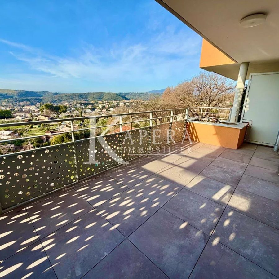 VENTE 3P 73.61M2 - CAGNES SUR MER/L'HUBAC - DOUBLE GARAGE - TERRASSE
