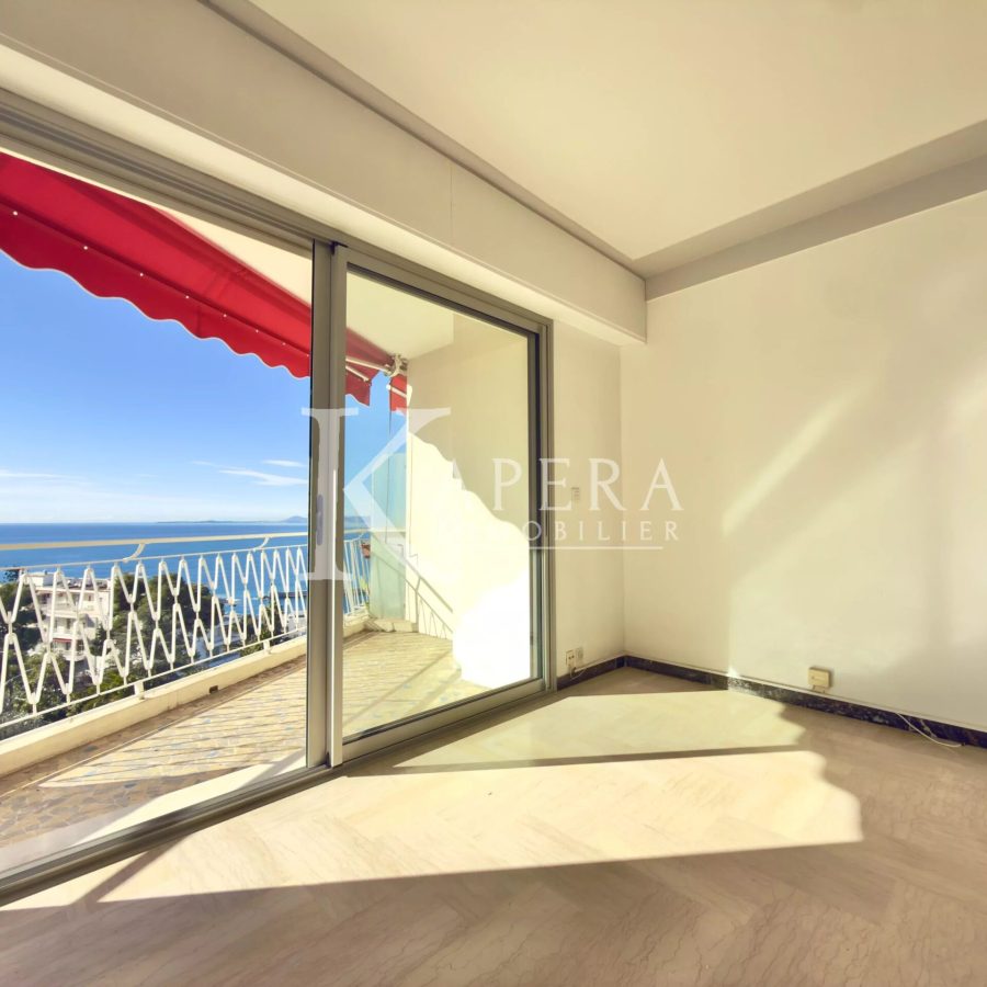 VENTE 3P - NICE MONT BORON- VUE MER - GARAGE - CAVE