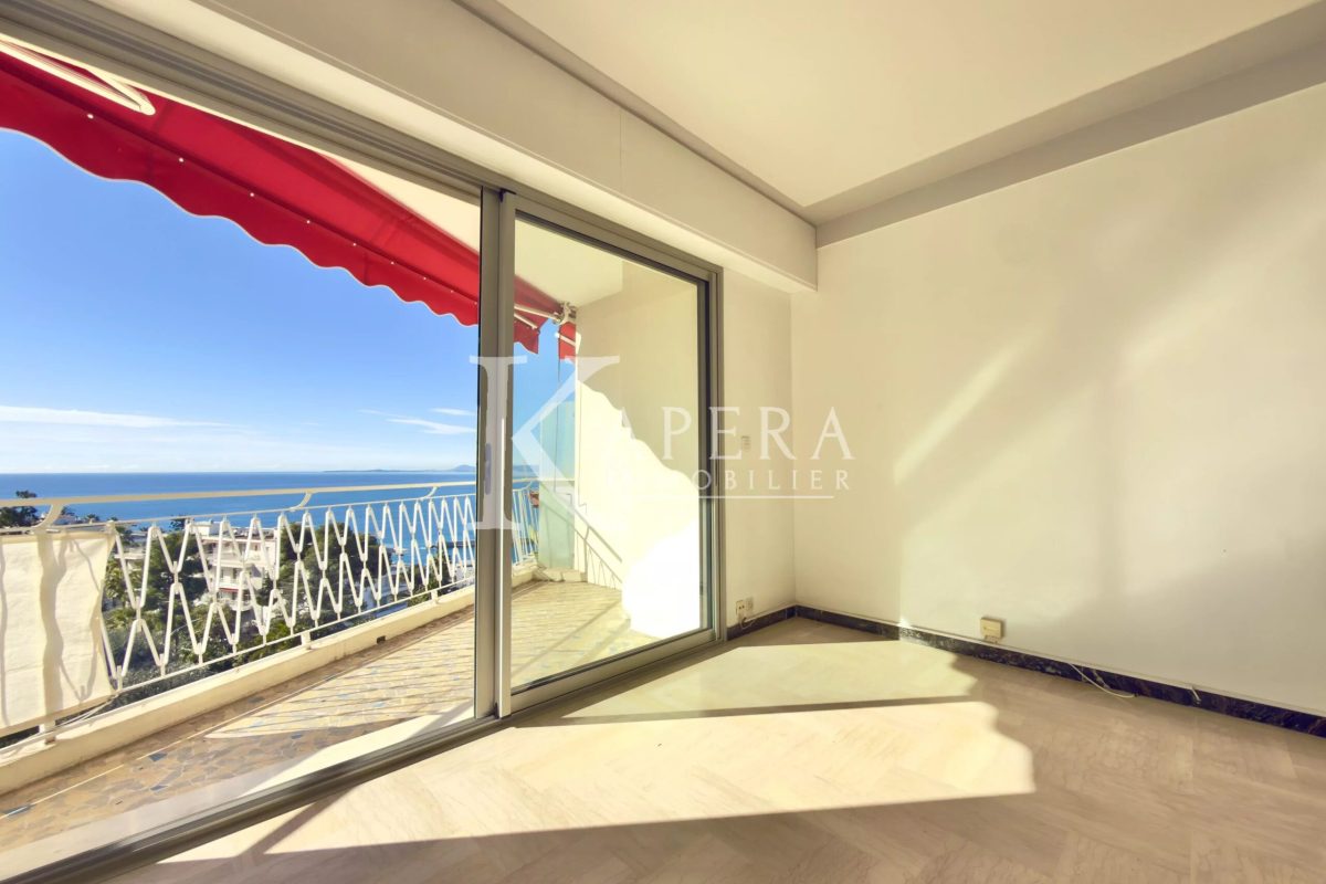 VENTE 3P - NICE MONT BORON- VUE MER - GARAGE - CAVE