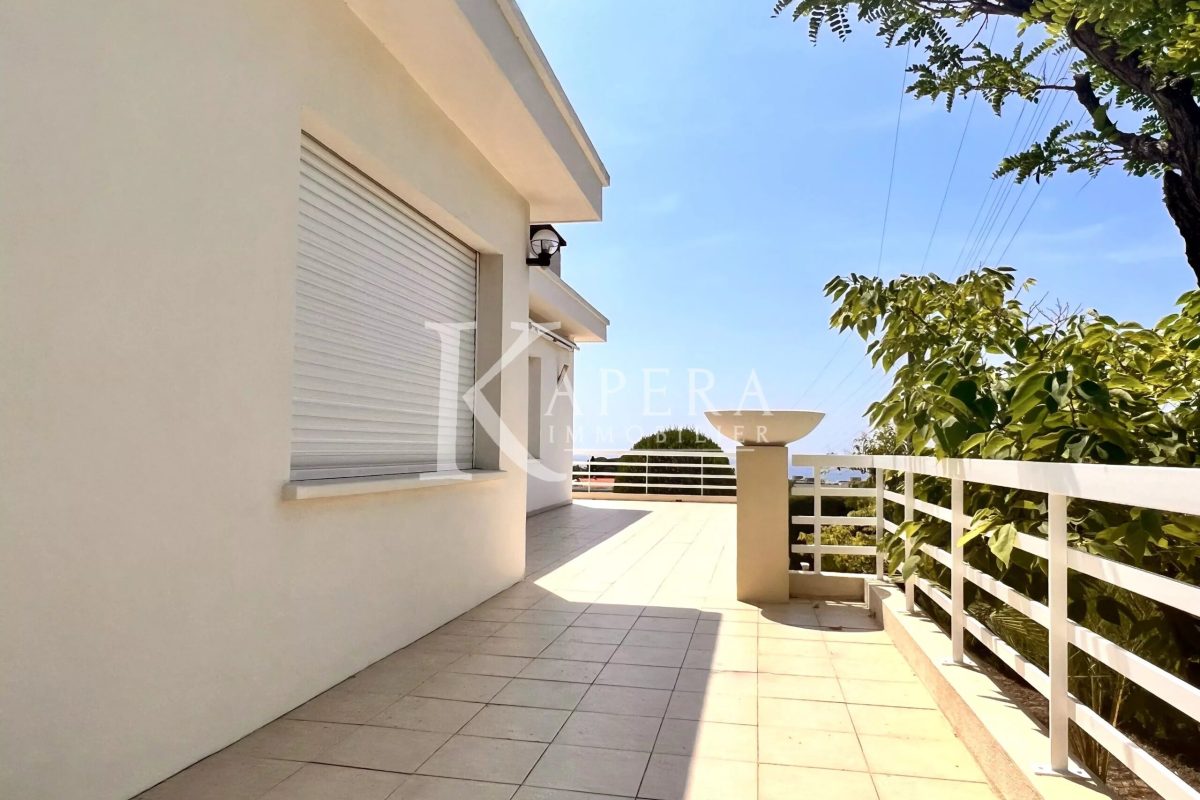 VENTE MAISON 10P 205M2 - CAGNES SUR MER / GROS BUAUX - VUE MER - TERRAIN 5376M2