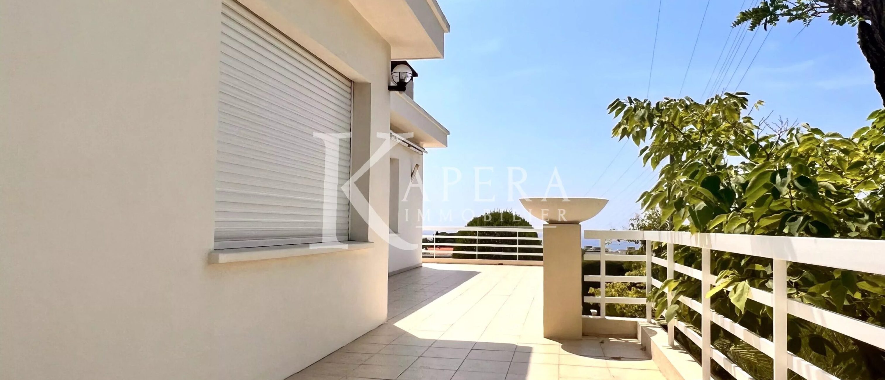 VENTE MAISON 10P 205M2 - CAGNES SUR MER / GROS BUAUX - VUE MER - TERRAIN 5376M2